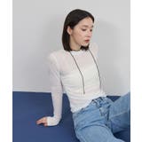 サイドギャザー長袖TOPS | futier land | 詳細画像11 