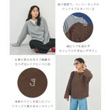 ヘンリーネックワッフルTOPS | futier land | 詳細画像3 