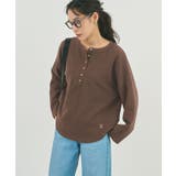 ヘンリーネックワッフルTOPS | futier land | 詳細画像11 
