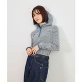 ボーダーヘンリーフーディ | futier land | 詳細画像10 