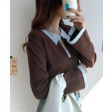 バイカラーニットトップス | futier land | 詳細画像7 