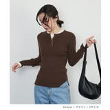 ブラウン | ヘンリーネックニットトップス | futier land