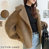 テディベアショートコート | futier land | 詳細画像1 