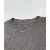 大人さりげないバイカラー。袖フリルニットトップス | futier land | 詳細画像37