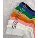 《ABYS》配色ロゴがアクセント。配色ロゴ刺繍ソックス | futier land | 詳細画像39 