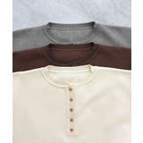 ゴールドボタンが映える。ヘンリーネックニットPO | futier land | 詳細画像48 