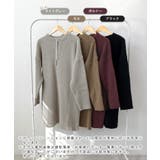 前後２wayでも華やぐ。zip付ミニ丈ニットワンピース | futier land | 詳細画像2 