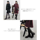 前後２wayでも華やぐ。zip付ミニ丈ニットワンピース | futier land | 詳細画像4 