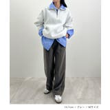 脚長シルエットが叶う。ウールライクツータックワイドパンツ | futier land | 詳細画像8 