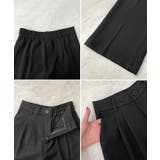 脚長シルエットが叶う。ウールライクツータックワイドパンツ | futier land | 詳細画像9 