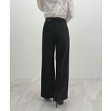 脚長シルエットが叶う。ウールライクツータックワイドパンツ | futier land | 詳細画像11 