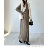 大人オーラが漂う上品さ。ハイネックニットロングワンピース | futier land | 詳細画像7