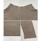 大人オーラが漂う上品さ。ハイネックニットロングワンピース | futier land | 詳細画像9