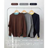 品よく着映える。配色レイヤード風ニット | futier land | 詳細画像2 