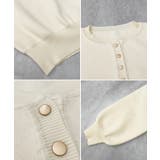 ゴールドボタンが映える。ヘンリーネックニットPO | futier land | 詳細画像9 