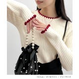 配色ステッチリブニット | futier land | 詳細画像6 