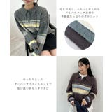 ふわっと包まれる幸せニット。アルパカタッチボーダーポロニット | futier land | 詳細画像4