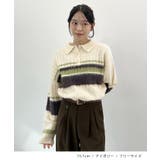 ふわっと包まれる幸せニット。アルパカタッチボーダーポロニット | futier land | 詳細画像6
