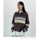 ふわっと包まれる幸せニット。アルパカタッチボーダーポロニット | futier land | 詳細画像8