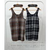 季節感たっぷり。起毛チェック柄ジャンスカ | futier land | 詳細画像2 