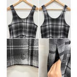 季節感たっぷり。起毛チェック柄ジャンスカ | futier land | 詳細画像8 