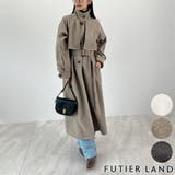 羽織るだけで完成する上質スタイル。アレンジカラーシングルロングコート | futier land | 詳細画像1 