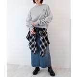 《ABYS》ふんわり袖で魅せる。袖シャーリング裏起毛スウエット | futier land | 詳細画像32