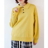 《ABYS》大人カジュアルが叶う。襟付きポロカラーニットトップス | futier land | 詳細画像46 