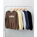 裾のフリルが映える！CLEFSロゴフリルスウェット | futier land | 詳細画像38 