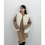 前後２wayでも華やぐ。zip付ミニ丈ニットワンピース | futier land | 詳細画像40 