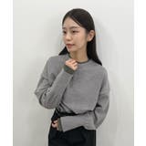 品よく着映える。配色レイヤード風ニット | futier land | 詳細画像18 