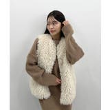 前後２wayでも華やぐ。zip付ミニ丈ニットワンピース | futier land | 詳細画像39 