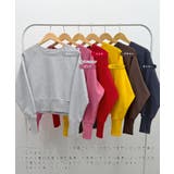 《ABYS》ロゴ刺繍ショート丈トレーナー | futier land | 詳細画像2 