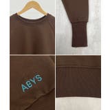 《ABYS》ロゴ刺繍ショート丈トレーナー | futier land | 詳細画像12 