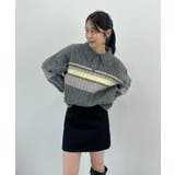 ふわっと包まれる幸せニット。アルパカタッチボーダーポロニット | futier land | 詳細画像20