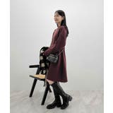 前後２wayでも華やぐ。zip付ミニ丈ニットワンピース | futier land | 詳細画像25 