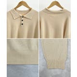 《ABYS》大人カジュアルが叶う。襟付きポロカラーニットトップス | futier land | 詳細画像12 