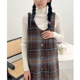 季節感たっぷり。起毛チェック柄ジャンスカ | futier land | 詳細画像21 
