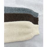 ふんわり袖で可愛さUP。ボリューム袖ペプラムニットトップス | futier land | 詳細画像30 