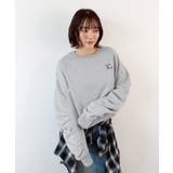 《ABYS》ふんわり袖で魅せる。袖シャーリング裏起毛スウエット | futier land | 詳細画像34