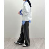 脚長シルエットが叶う。ウールライクツータックワイドパンツ | futier land | 詳細画像27 