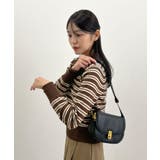 こなれ感出せる配色ニット。レイヤード風ポロニットトップス | futier land | 詳細画像13