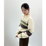 ふわっと包まれる幸せニット。アルパカタッチボーダーポロニット | futier land | 詳細画像26