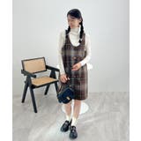 季節感たっぷり。起毛チェック柄ジャンスカ | futier land | 詳細画像17 