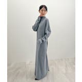 大人オーラが漂う上品さ。ハイネックニットロングワンピース | futier land | 詳細画像48