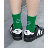 《ABYS》配色ロゴがアクセント。配色ロゴ刺繍ソックス | futier land | 詳細画像15 