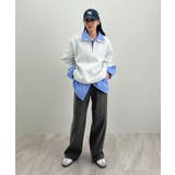 脚長シルエットが叶う。ウールライクツータックワイドパンツ | futier land | 詳細画像24 