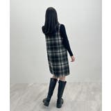 季節感たっぷり。起毛チェック柄ジャンスカ | futier land | 詳細画像11 