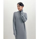 大人オーラが漂う上品さ。ハイネックニットロングワンピース | futier land | 詳細画像45