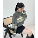 ふわっと包まれる幸せニット。アルパカタッチボーダーポロニット | futier land | 詳細画像15